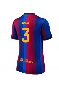 Barcelona Alejandro Balde #3 Fotballdrakt Hjemme Klær Dame 2026-27 Korte ermer